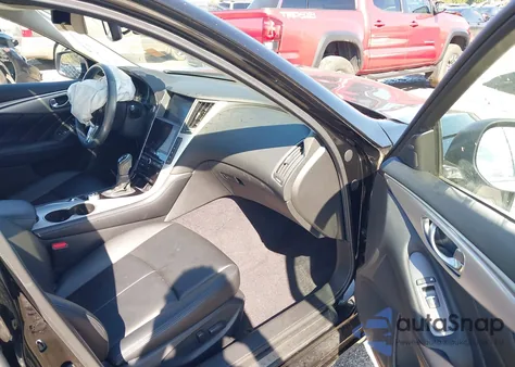 2021 Infiniti Q50 Luxe Awd z USA, uszkodzony, nr VIN JN1EV7BR1MM756126